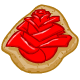 Red Rose Sugar Cookie