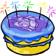 Moehog Sparkler Cake