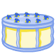 Starberry Drum Cake