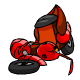 Broken Red Ruki Scooter