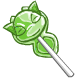 Green Apple Aisha Lollypop