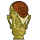 Foil Covered Chocolate Altador Cup Trophy