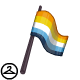 Handheld Aroace Pride Flag