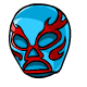 El Picklesaur Brand Wrestling Mask