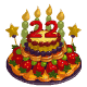 Birthday Fruit Arrangement