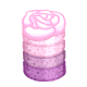 Rose Topped Mini-Cake