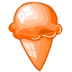 Orange Jelly Ice Cream