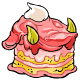 Strawberry Moehog Cake