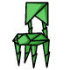 Green Origami Chair