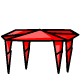 Red Origami Table