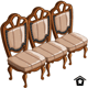 Row of Wooden Chairs