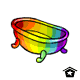 Rainbow Bath Tub