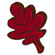 Red Leaf Magnet