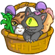 Decorative Meowclops Gift Basket
