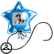 Blue Scorchio Star Balloon With Screen