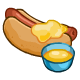 Hotdog with Custard