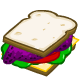 Roasted Aubergine Sandwich
