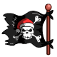 Christmas Pirate Flag
