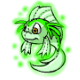 Magical Green Koi Plushie