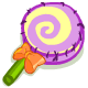 Purple Lollipop Plushie
