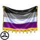 Asexual Pride Flag Tapestry