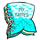 Water Faerie Notepad