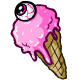 Pink Spooky Ice Cream