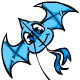 Adorable Blue Shoyru Kite