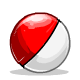 Red and White Toy Ball