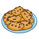 Plate of Chocolate Chip Biscuits