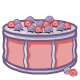 Islandberry Drum Cake