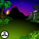 Mystery Island Silhouette Background