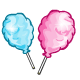 Balloon-Shaped Cotton Candy