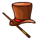 Chocolate Top Hat and Cane
