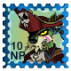 Ruler of the Five Seas Stamp