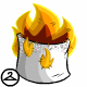 Fiery Marshmallow Hat