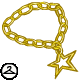 Gold Neopets Star Chain Necklace