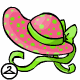 Pink and Green Sun Hat