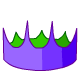 Purple and Green Party Hat