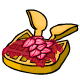 Raspberry Aisha Waffle