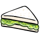 Dewy Apple Sandwich