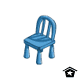 Simple Blue Chair