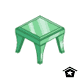 Simple Green Side Table