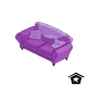 Simple Purple Sofa