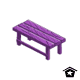 Simple Purple Table