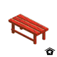 Simple Red Table