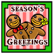Gingerbread Seasons Greetings Card