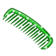 Green Glittery Comb