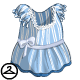 Baby Blue Striped Dress