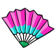 Pink Silk Fan